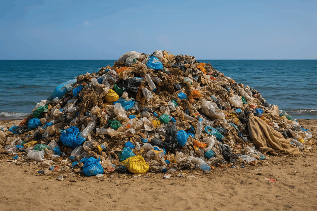 Montagne déchets